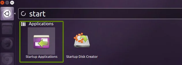 start up application Ubuntu 13.10