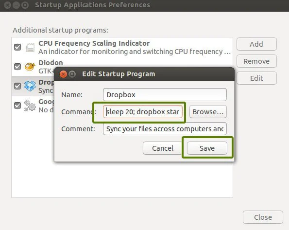 Edit start up applications to make Ubuntu 13.10 run faster