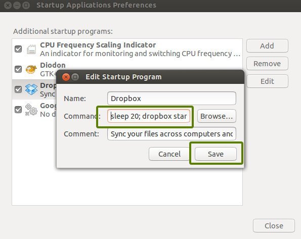 Edit start up applications to make Ubuntu 13.10 run faster