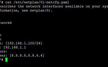 Ubuntu neetwork configuration with netplan